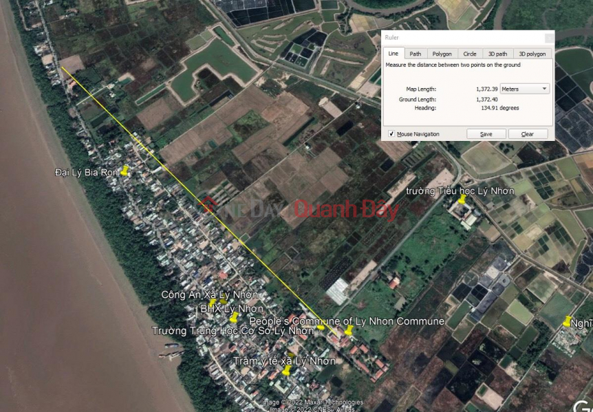 BEAUTIFUL LAND - GOOD PRICE - For Quick Sale Land Lot Prime Location In Ly Nhon Commune, Can Gio District | Vietnam | Sales ₫ 3.9 Billion