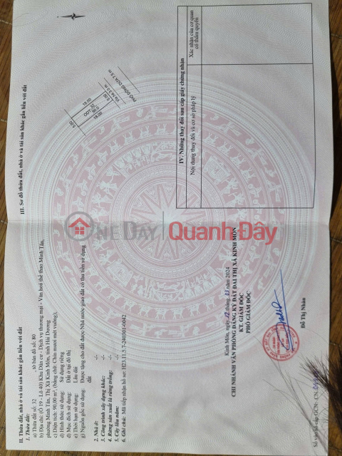 Bán lô đất 90m2 ( mặt tiền 5m) Tại Minh Tân - Kinh Môn - Hải Dương. _0