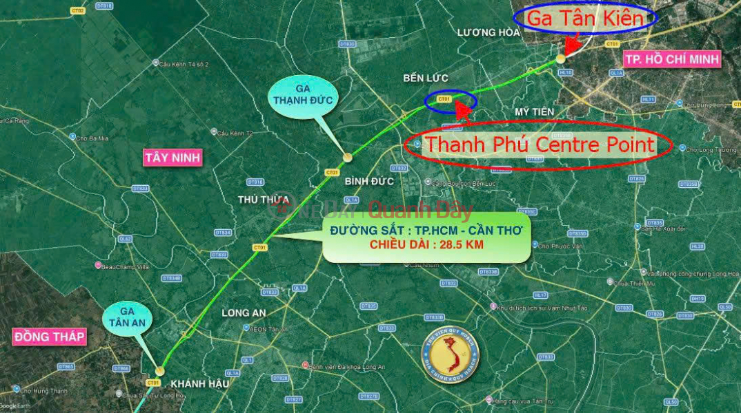 Property Search Vietnam | OneDay | Nhà ở, Niêm yết bán, Thanh Phú Centre Point Bến Lức - đô thị vệ tinh phía Tây TP.HCM, cơ hội đầu tư 2026