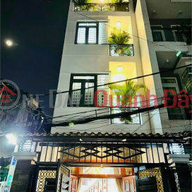 Beautiful house 52m2, 4 floors, 6m alley Phan Huy Ich, Ward 12, Go Vap, right next to Emart 2 _0