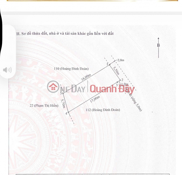 Property Search Vietnam | OneDay | Nhà ở | Niêm yết bán, BÁN LÔ TUYẾN 2 PHẠM VĂN ĐỒNG – GẦN CHỢ QUÝ KIM – ĐỒ SƠN GIÁ CHỈ 1,4XX TỶ ZALO 0567 222 555