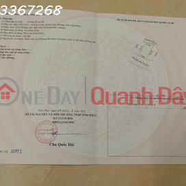 Selling a beautiful plot of land in Tam Duong commune, Phu Tho province, 105m2 in area, with a great view and a good price. _0