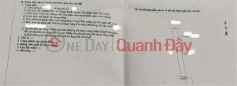 ĐẤT ĐẸP- GIÁ TỐT BÁN NHANH LÔ ĐẤT ĐẦU TƯ LÀ SINH LỜI TẠI huyện Tân Biên, tỉnh Tây Ninh _0