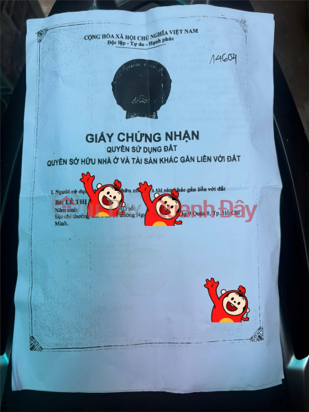 Property Search Vietnam | OneDay | Nhà ở Niêm yết bán, NHÀ ĐẸP – GIÁ TỐT – CHÍNH CHỦ CẦN BÁN NHÀ TẠI Phường 10 QUẬN 8 TP HCM