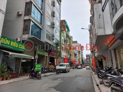 HOUSE FOR SALE IN THANH XUAN, PLOT DIVIDED ON SIDEWALK, CARS AVOID BUSINESS, 6 FLOORS WITH ELEVATOR, ABOVE 20 BILLION _0