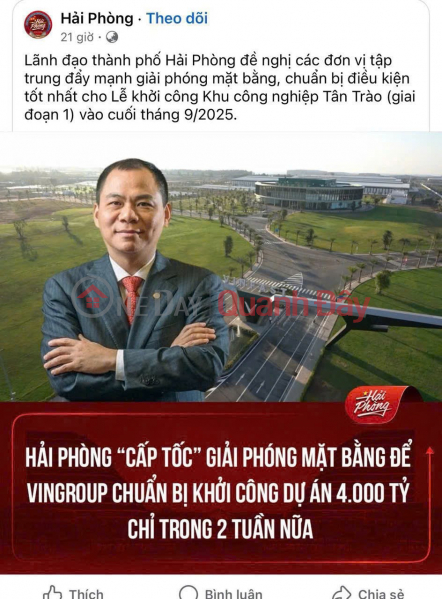 7xx triệu – 72.4m2 Tân Trào Kiến Thụy Zalo 0567222555 | Việt Nam | Bán, đ 790 triệu