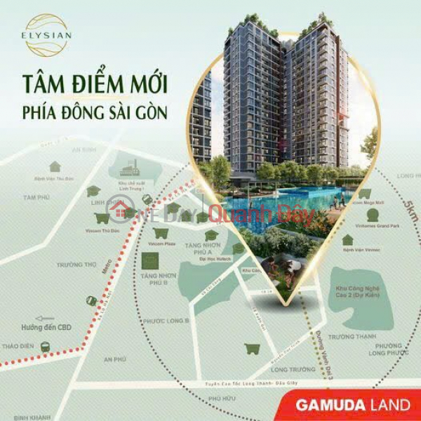 Elysian new focus for real estate east of Saigon . Sales Listings