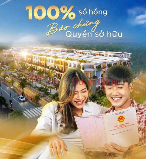 OWN A "BEACH FRONT, STREET FRONT" TOWNHOUSE AT BINH SON OCEAN PARK - RED BOOK IN HAND! _0