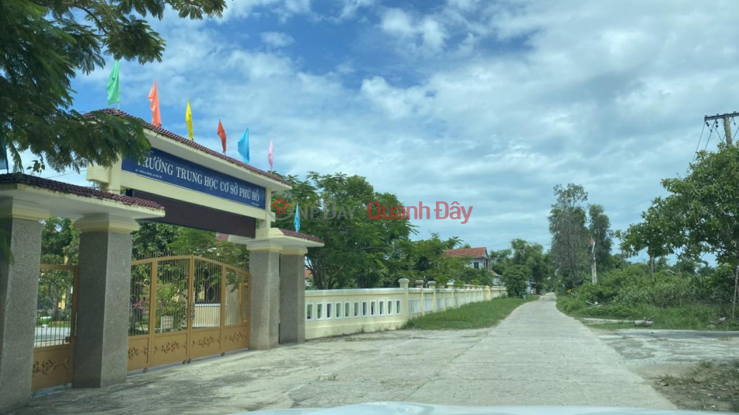 Property Search Vietnam | OneDay | Nhà ở Niêm yết bán, ĐẤT CHÍNH CHỦ - GIÁ TỐT - Lô Đất Mặt Tiền Tại Xã Phú Hồ, Huyện Phú Vang, Thừa Thiên Huế