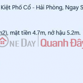 House for sale on Ly Thuong Kiet Street, Old Quarter - Hai Phong, right next to Hong Bang Secondary School. _0