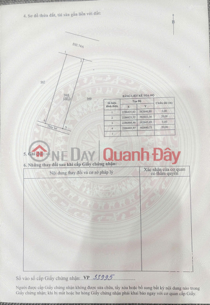 LAND IN QUYNH KHE, 100M², 5M FRONTAGE, PRICE 1.66 BILLION VND Vietnam Sales, đ 1.66 Billion