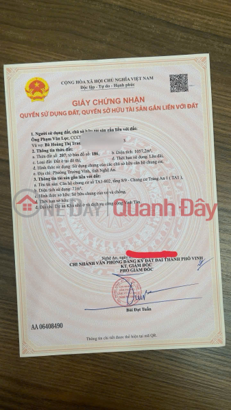 Property Search Vietnam | OneDay | Nhà ở | Niêm yết bán CĂN HỘ ĐẸP – GIÁ TỐT –CHÍNH CHỦ CẦN BÁN CĂN HỘ CHUNG CƯ TRÀNG AN, phường Vinh Tân, TP. Vinh, Nghệ An