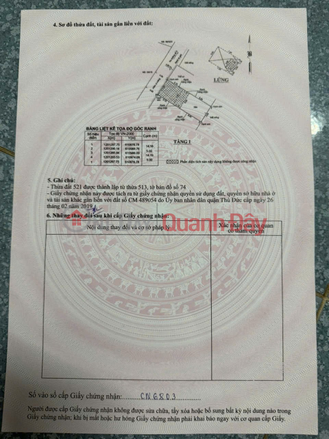 NICE LAND - GOOD PRICE, NEED TO SELL 1 OR 2 LOTS OF LAND QUICKLY - 100 MILLION DISCOUNT FOR CUSTOMERS BUYING 2 LOTS in Thu Duc City _0