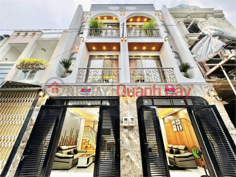 Beautiful 3-storey house with full furniture – Phan Huy Ich Social House, Go Vap – only 5.27 billion _0