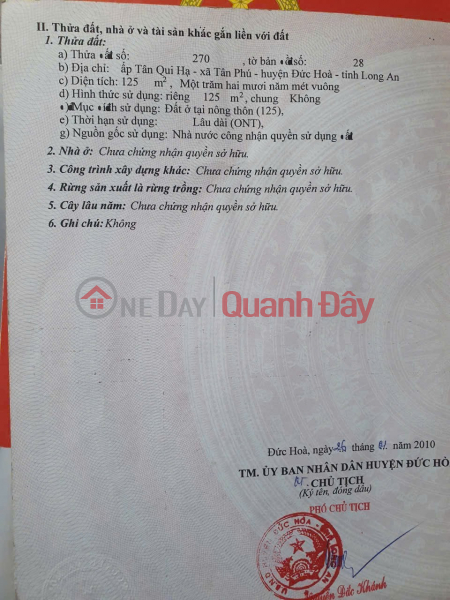 ĐẤT ĐẸP - GIÁ TỐT - Cần bán gấp 2 nền đất tại Đức Hòa, Long An Việt Nam | Bán, đ 360 triệu
