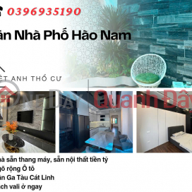 Bán nhà Hào Nam, 7 Tầng Thang Máy, Ngõ Ô tô, Giá: 13.7 Tỷ, Lh: 0396935190. _0