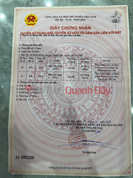 Property Search Vietnam | OneDay | Residential Sales Listings, HOT HOT BEAUTIFUL HOUSE – GREAT PRICE – Urgent Sale of a 3-Story House in Sinh Lien, Binh Minh Commune, Hanoi