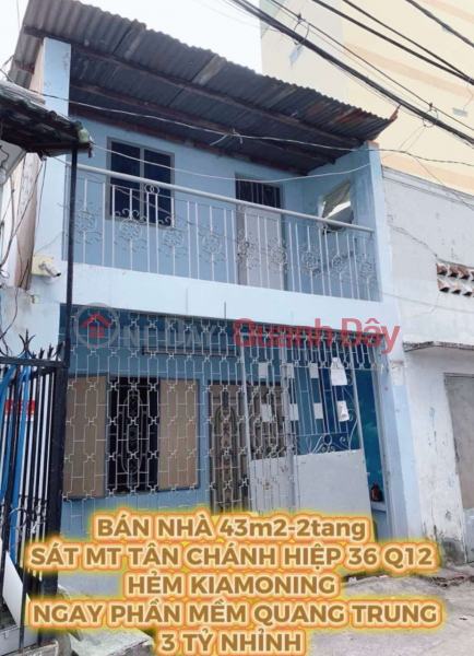 Bán nhà 43m2-2tang sát mt Tân Chánh Hiệp 36 Q12 , hẻm kiamoning, ngay PMQT , 3 tỷ nhỉnh 0932030061 | Vietnam, Sales, đ 3.4 Billion