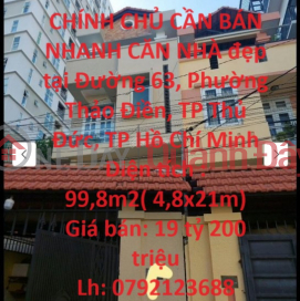 OWNER NEEDS TO SELL BEAUTIFUL HOUSE QUICKLY in Thu Duc City, Ho Chi Minh City _0