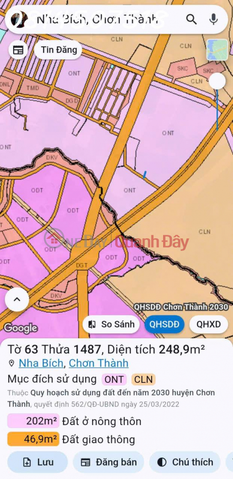 Land for sale in Nha Bich, Dong Nai City, 350 million VND, 10m x 50m, beautiful location, many amenities. _0