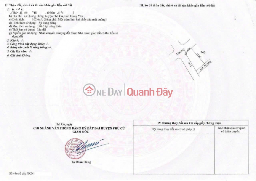 Siêu phẩm - Còn 1 lô góc duy nhất tại Quang Xá, Quang Hưng Niêm yết bán