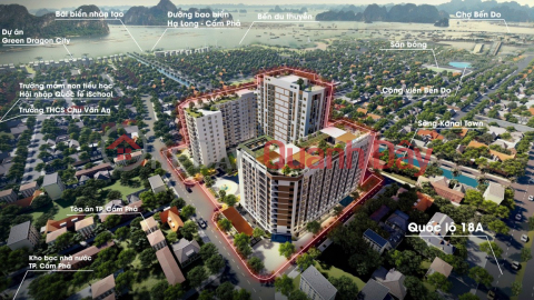 Selling 2 bedrooms apartment in high-class apartment in Cam Pha city, Quang Ninh _0