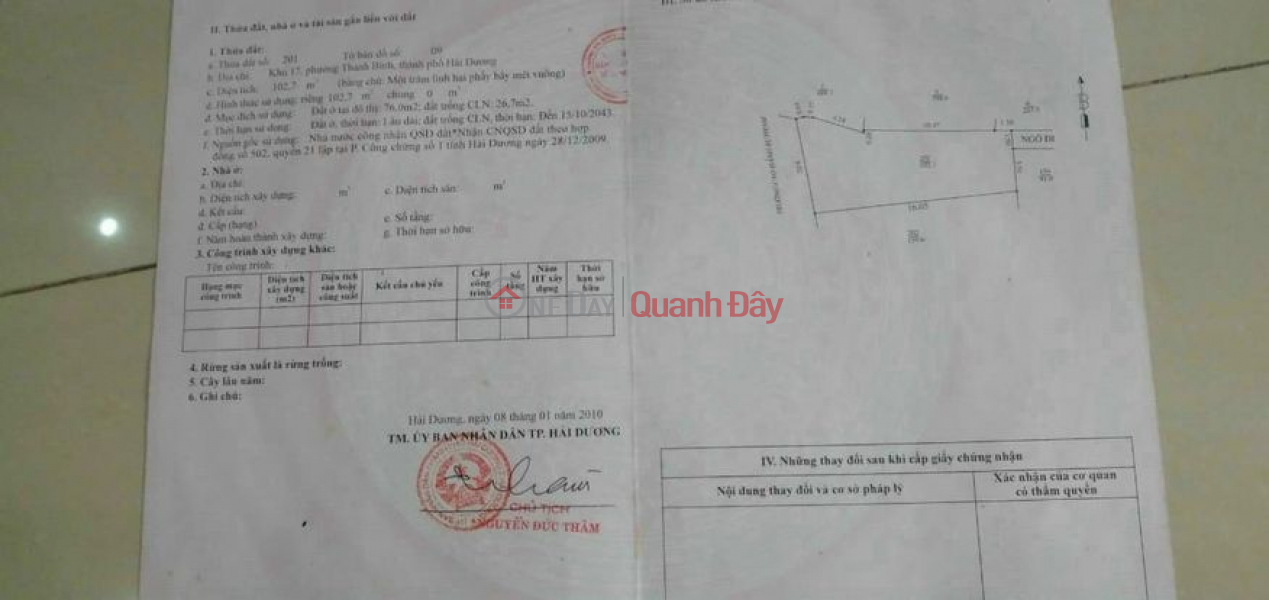 Property Search Vietnam | OneDay | Khu dân cư | Niêm yết bán | Ngõ 66 Ngô Quyền TPHD em cần tiền bán gấp 12 phòng trọ