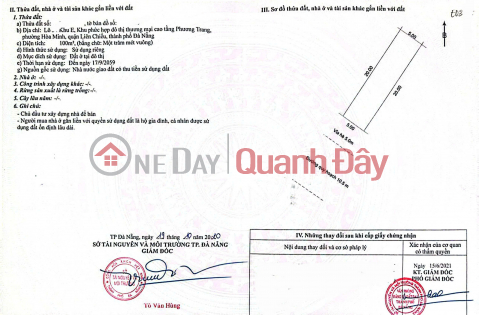 Land for sale on Tran Trieu Luat street (10.5m wide) - 50m from Nguyen Sinh Sac street. _0