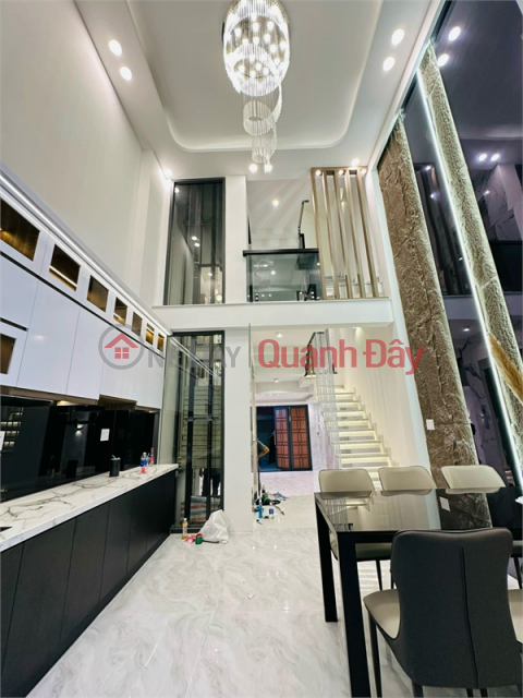 Duong Quang Ham, Ward 6, 5-storey house Elevator, free furniture, 9.28 billion _0