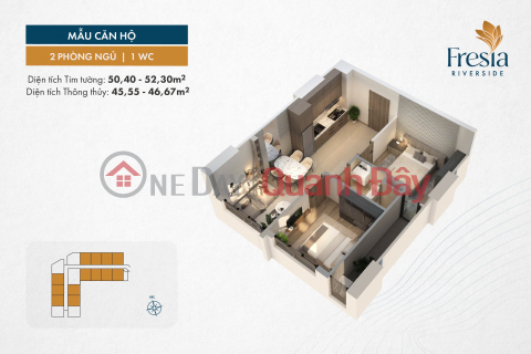 Fresia riverside riverside apartment with quick profit, phase 1 investment price F0 investor _0