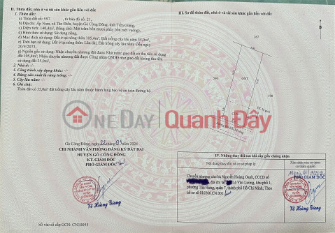 ĐẤT ĐẸP – GIÁ TỐT – CHÍNH CHỦ CẦN BÁN tại ấp Nam, Tần Điền, Gò Công Đông, Tiền Giang _0