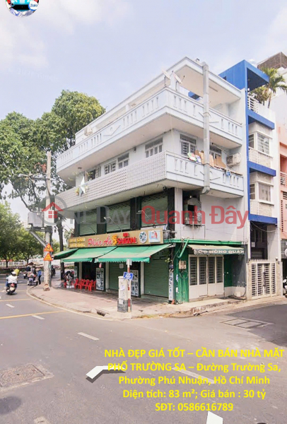 NHÀ ĐẸP GIÁ TỐT – CẦN BÁN NHÀ MẶT PHỐ TRƯỜNG SA – Đường Trường Sa, Phường Phú Nhuận, Hồ Chí Minh Niêm yết bán