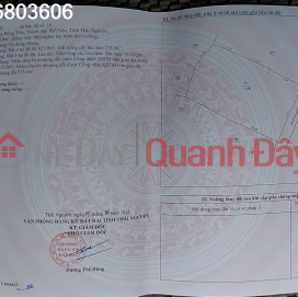 EXTREMELY RARE: A single large plot of land in the core of Pho Yen city right next to the Samsung S 1400M factory, 850m of land. _0