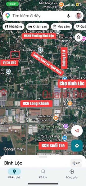 đ 270 triệu ĐẤT ĐẸP - GIÁ TỐT –CHÍNH CHỦ BÁN ĐẤT tổ 8, ấp 2, Phường Bình Lộc, TP. Đồng Nai