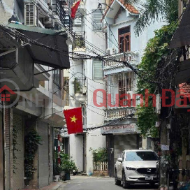 HOUSE FOR SALE IN TAN MAI LANE, 48M, 5 floors, near Den Lu Lake - Open alley, CAR ACCESS. _0