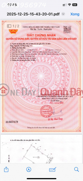 Siêu phẩm - Bán lô đất siêu đẹp Xã Phú Thuận, Thoại Sơn, An Giang, DT 1149m2, giá đầu tư Niêm yết bán