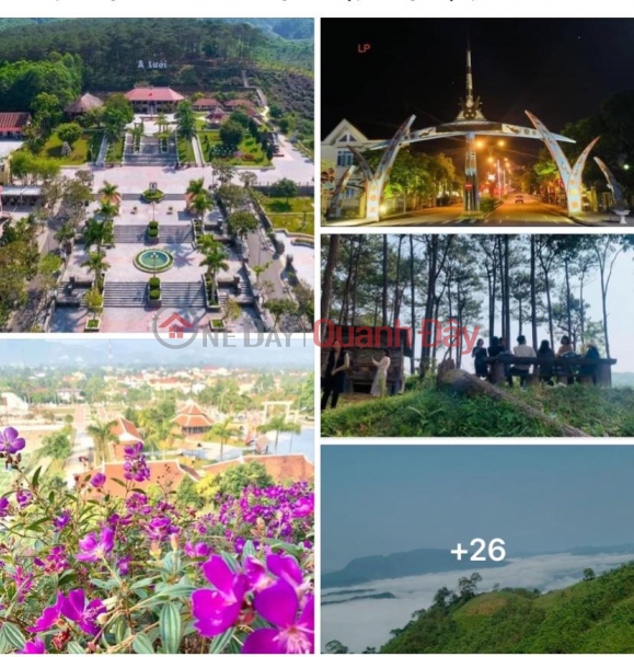 đ 550 Million, Own a Prime Land Lot - BEAUTIFUL LOCATION In Hong Kim - A Luoi - Thua Thien Hue