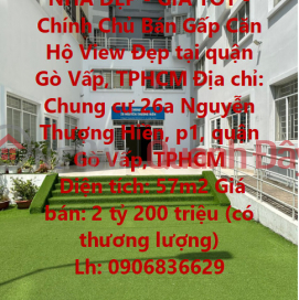 NHÀ ĐẸP - GIÁ TỐT - Chính Chủ Bán Gấp Căn Hộ View Đẹp tại quận Gò Vấp, TPHCM _0