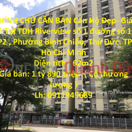 GENUINE FOR SALE Nice-Cheap Apartment In Binh Chieu Ward, Thu Duc-HCM _0