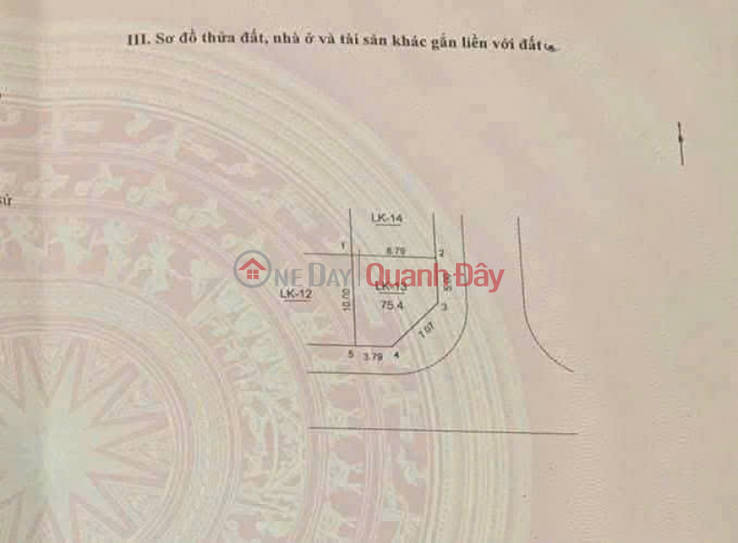 Property Search Vietnam | OneDay | Nhà ở, Niêm yết bán Lô Góc Kinh Doanh Cực Hiếm KĐT Phú Lương 76m² , MT 17m –,Giá 13.6 Tỷ
