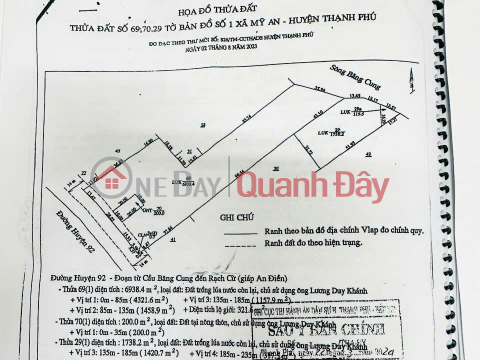 Bán gấp 8.922m2 đất (có 200m2 thổ cư) Huyện Thạnh Phú, Tỉnh Bến Tre giá siêu rẽ 0939 372 658 Hiếu) _0