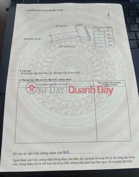 Property Search Vietnam | OneDay | Nhà ở Niêm yết bán Chính Chủ Cần Bán Lô Đất Mặt Tiền - Đường 402, Xã Minh Tân, Kiến Thụy, Hải Phòng