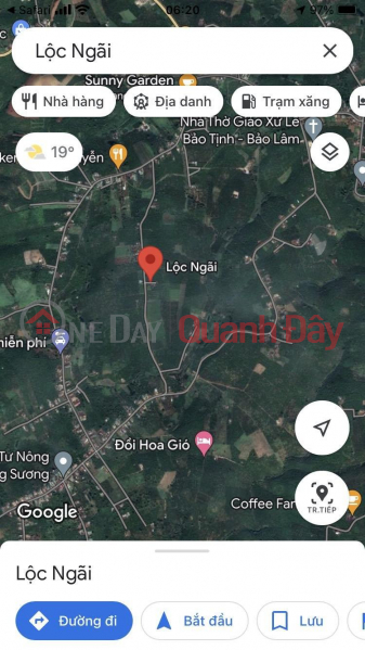 ĐẤT CHÍNH CHỦ - GIÁ TỐT - Cần Bán Lô Đất Nở Hậu Tại thôn 8, xã Lộc Ngãi, huyện Bảo Lâm, Lâm Đồng Niêm yết bán