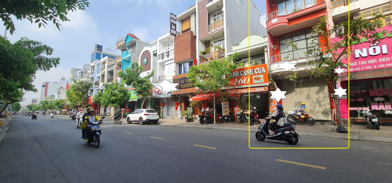 House for rent on Tan Son Nhi street, 72m², 4 floors, 25 million VND. Vietnam, Rental | đ 25 Million/ month