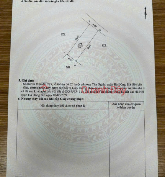 đ 6,8 tỷ CẦN TIỀN GIẢM GIÁ BÁN GẤP - VỊ TRÍ CỰC ĐẸP - TỔ 6 PHƯỜNG YÊN NGHĨA, HÀ ĐÔNG, HÀ NỘI