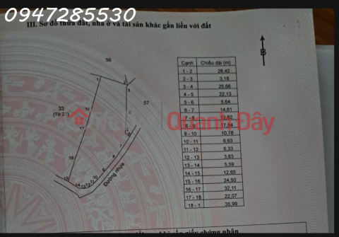 The owner needs to sell a plot of land of 4026m2, 93m long asphalt road frontage, Lang Lon, Chau Duc _0