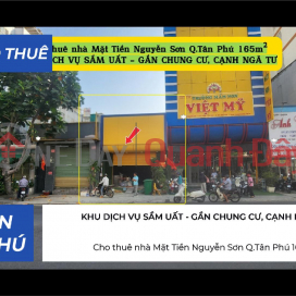 House for rent on Nguyen Son Street, Tan Phu District, 165m² - near apartment buildings and intersection. _0