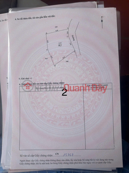 Liquidation Sale: 2 adjacent plots in Da Bac with residential land title, priced at 260 million and 280 million VND respectively. Vietnam Sales, đ 280 Million