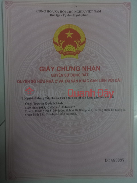 Property Search Vietnam | OneDay | Residential, Sales Listings HOT HOT TO OWN A BEAUTIFUL LOT OF LAND - GOOD PRICE IN Ben Luc Long An