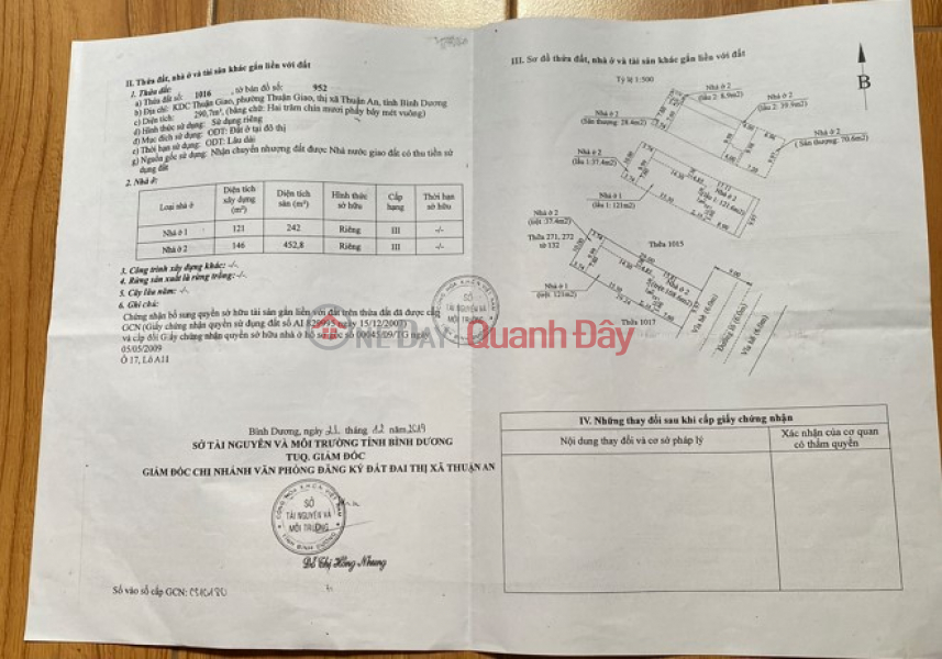 Property Search Vietnam | OneDay | Residential, Sales Listings Need money!! Quickly sell house and land 10x30m 100% residential land at A11 Lot 17 Thuan Giao Residential Area, Thuan An, Binh Duong